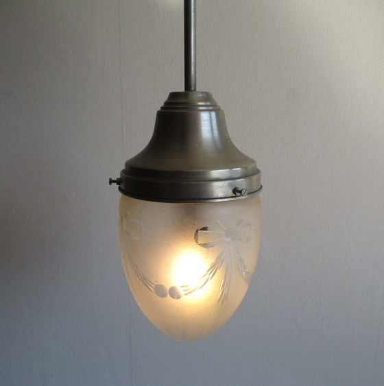 Image 1 of Lampada a sospensione Art Nouveau Marchand Paris