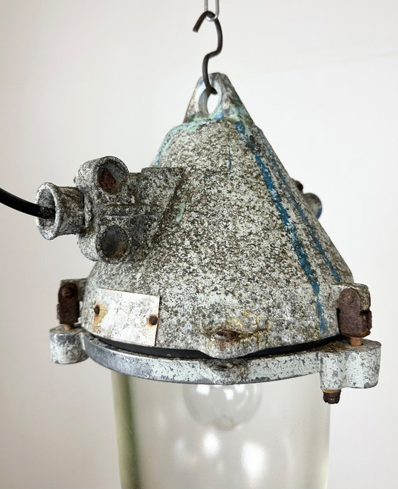 Image 1 of Grey Industrial Cast Aluminium Explosion Proof Lamp, 1970s