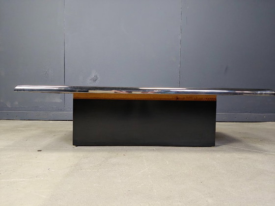 Image 1 of Tavolino vintage cromato, anni '70