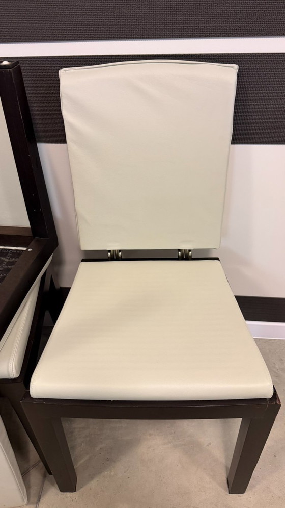 Image 1 of Sedie da pranzo vintage Giorgetti di Massimo Scolari - Set di 8