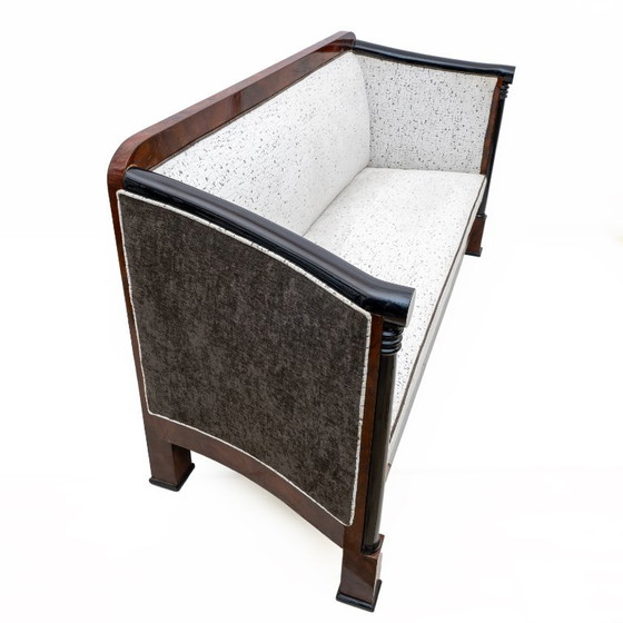 Image 1 of Fauteuils et canapé en acajou Biedermeier du XIXe siècle, Vienne, 1840