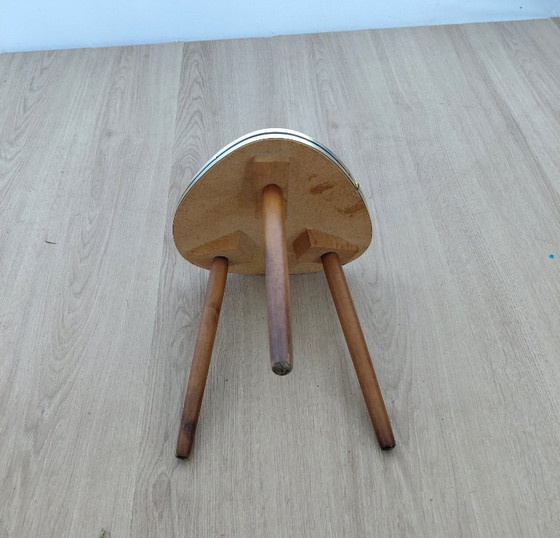 Image 1 of Tavolino anni '50 con piano rosso