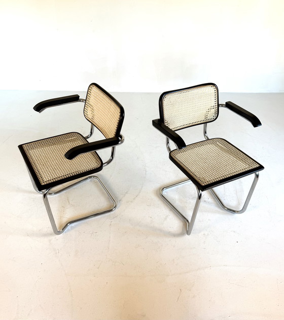 Image 1 of 2 sedie vintage Cesca in tessuto modello S64 '60