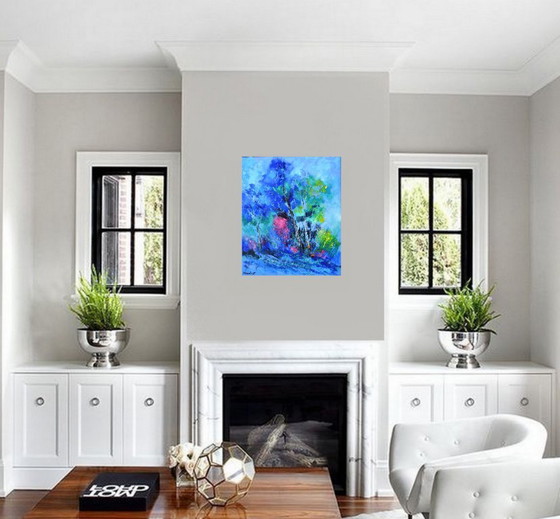 Summer Morning Light – P. Ladent, Pinturas y dibujos, Canvas (photo 5 of 5)