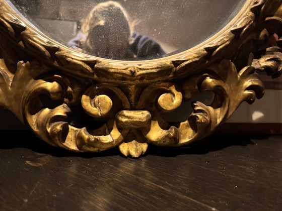 Image 1 of Antiker Rokoko-Spiegel 1850-1890