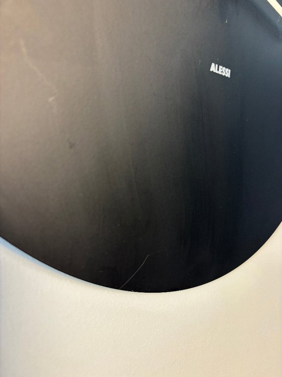 Alessi wall clock, black, Metal, Plastic, Modern (photo 6 of 10)