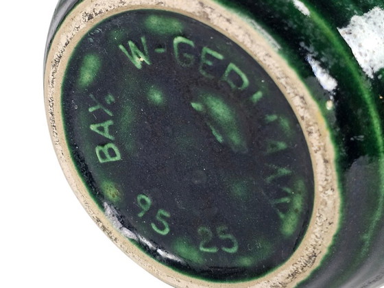 Image 1 of Bay Keramik - model 95-25 - W-Germany - floral decor - 1970's