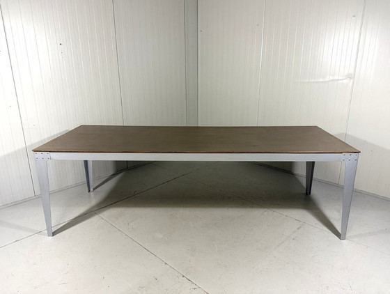 Image 1 of Table de salle à manger en aluminium Piet Hein Eek XXL, années 1990