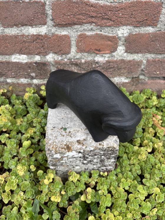 Vintage Brutalist Bull / Bison Eisenwerk Rödinghausen – Decorative Objects, Cast Iron (photo 3 of 5)
