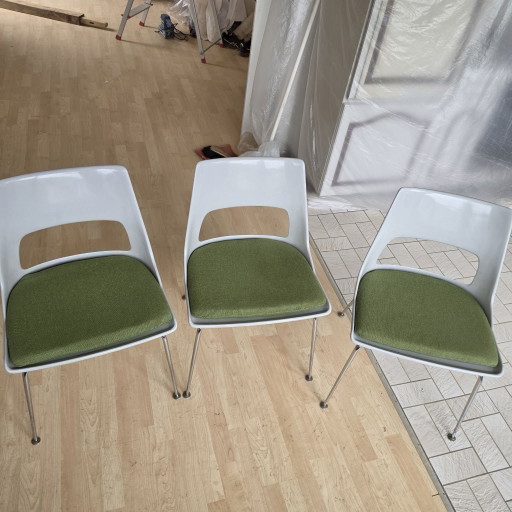 Lot de 3 chaises design danois par Kay Kørbing, 1956