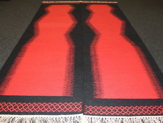 Image 1 of Hand-knotted modern kilim 110x200