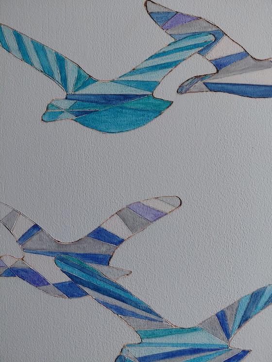 Image 1 of “Fragment Birds in Flight” Gallery Suncorner