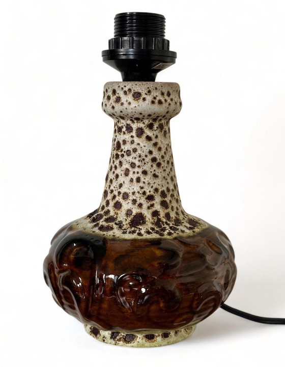 Image 1 of Fat lava vaas lamp vintage mid century verlichting keramiek sfeerverlichting tafellamp space age