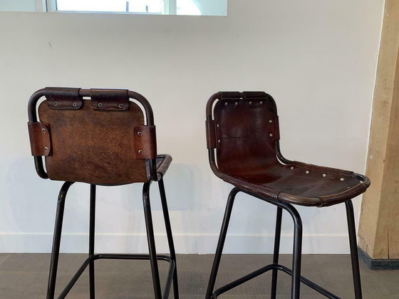 Image 1 of Sgabelli da bar dal design vintage Charlotte Perriand les Arcs