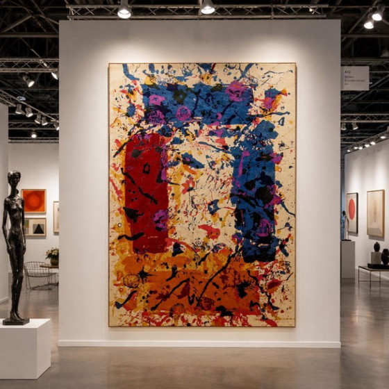 Alfombra Sam Francis sin título SF-267 – Lana de seda anudada a mano sobre algodón – 205 x 290 cm – Wool (photo 2 of 10)