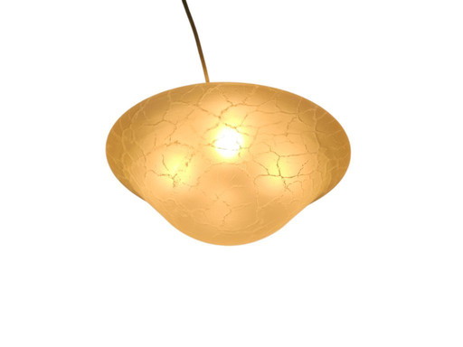 Massive - Belgio - Lampada da soffitto XL - vetro smerigliato - fungo - anni '80