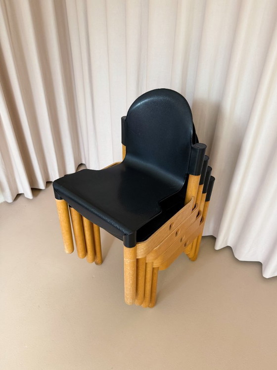 Vintage Thonet Flex 2000 Gerd Lange Chairs – Dining chairs, Plastic, Wood (photo 7 of 14)