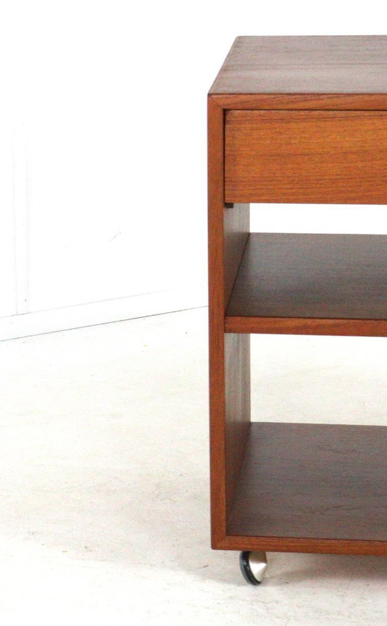Image 1 of Double-sided side cabinet with drawer 'Menzin' vintage