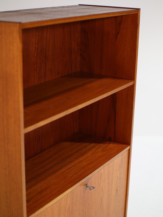 Image 1 of Libreria vintage danese in teak con ribalta