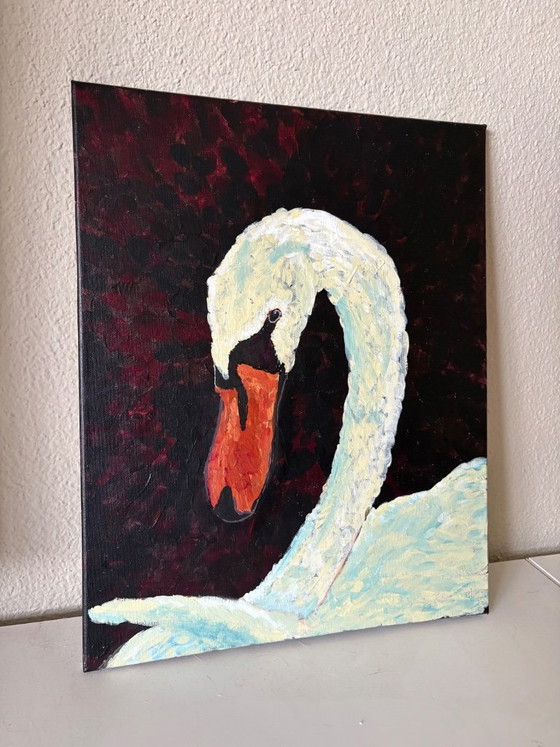 Image 1 of Swan - Painting 40 x 50