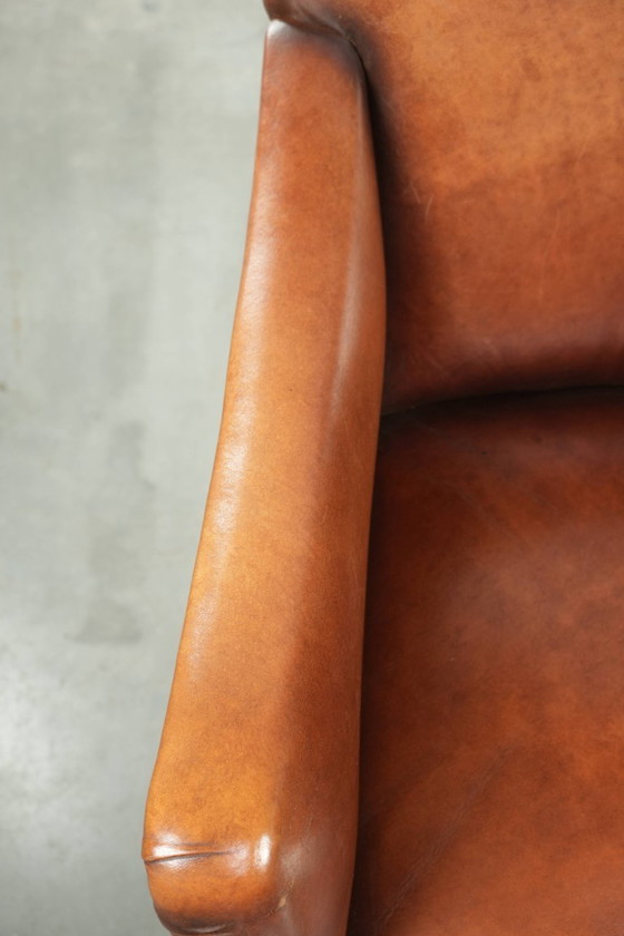 Image 1 of 2 chaises d'appoint/de salle à manger/de bureau en peau de mouton au style luxueux et intemporel