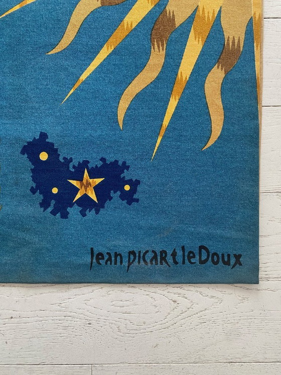 Image 1 of Jean Picard Le Doux Wandteppich „Hommage an Paul Eluard“