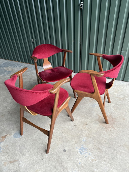 Ava Koehoorn Chairs Set/3 Louis Van Teeffelen