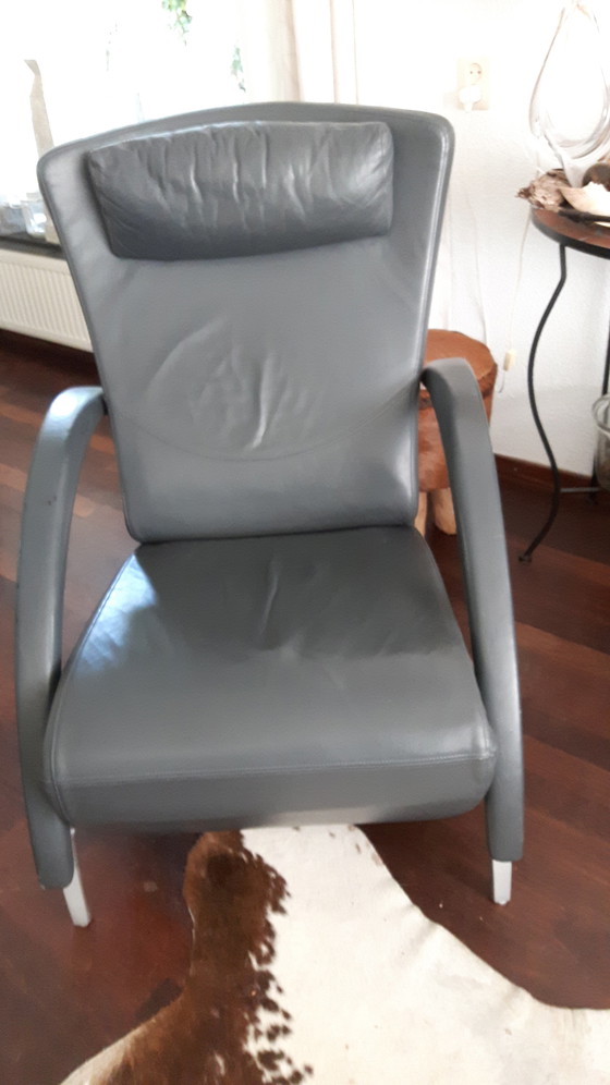 Image 1 of Rolf Benz 3100 Antracite. Pelle.