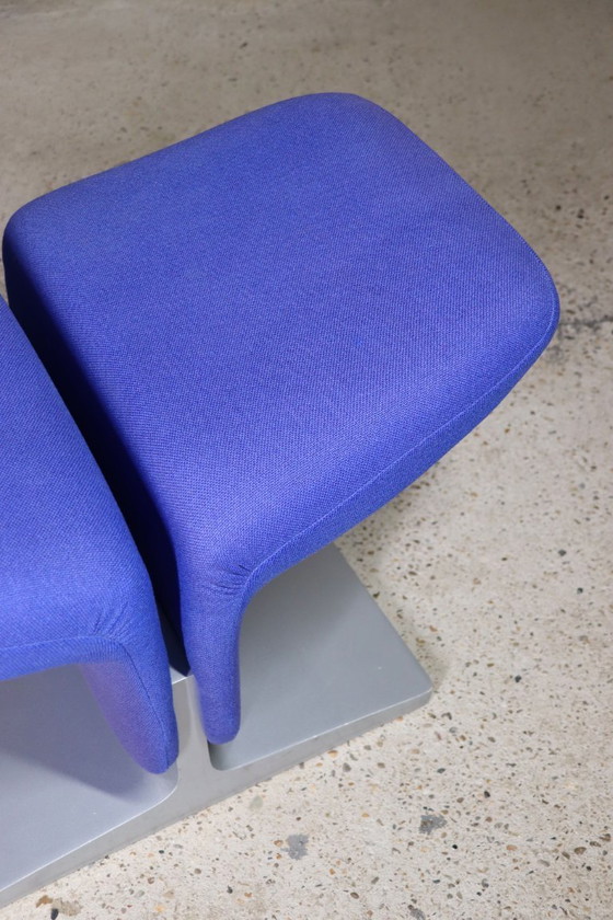 Image 1 of Artifort - F582 - Ribbon Chair + Ottoman - Pierre Paulin - 1990s