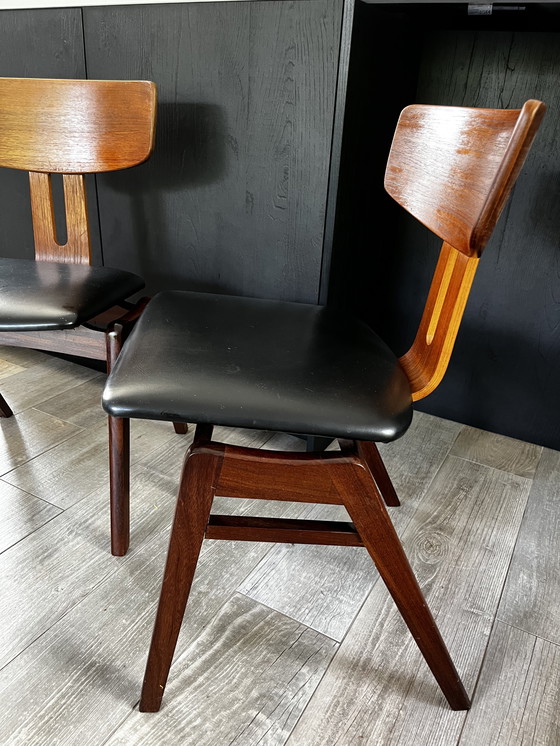 Image 1 of 2 pieces of original vintage chairs