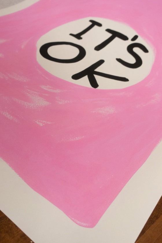 Image 1 of Het is oké - David Shrigley - Poster 50 × 70 cm