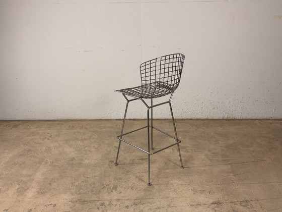 Image 1 of Harry Bertoia barkruk 427 voor Knoll International, jaren 70