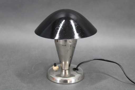 Lampe de table Bauhaus des années 1930 avec abat-jour réglable, Tchécoslovaquie