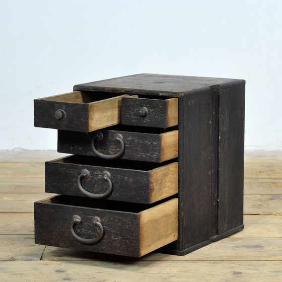 Image 1 of Small Japanese chest of drawers, circa 1900