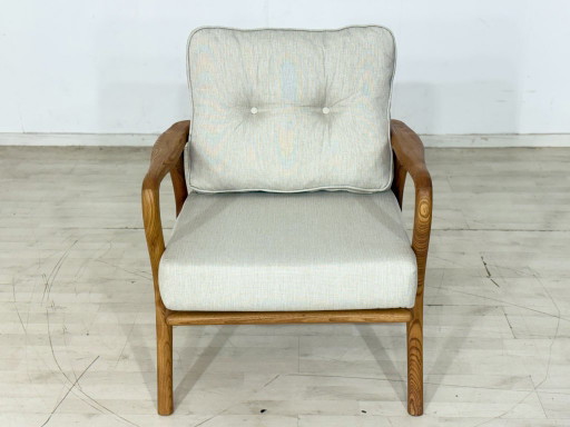 High-quality retro armchair / retro living room armchair / dining room armchair / retro vintage armchair – fauteuils, Wood
