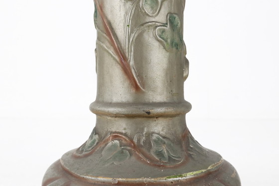 Image 1 of Art Nouveau Console or Pied De Stall in Glazed Plaster, 1920s