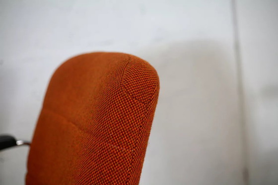 Image 1 of 4x Fauteuils "Space Age", Piètement Acier Chromé, Revêtement