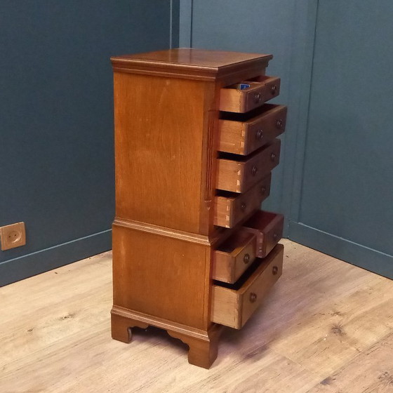 Image 1 of Kleine Tallboy Chest on Chest Ladekast van Reprodux