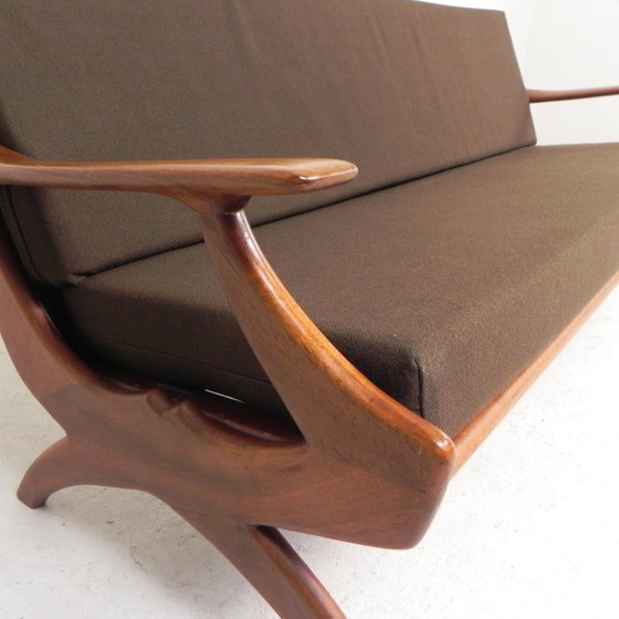 Divano a tre posti in teak De Ster Geldermalsen Gelderland, anni '60 – Divani 3 posti, Wood (photo 21 of 29)
