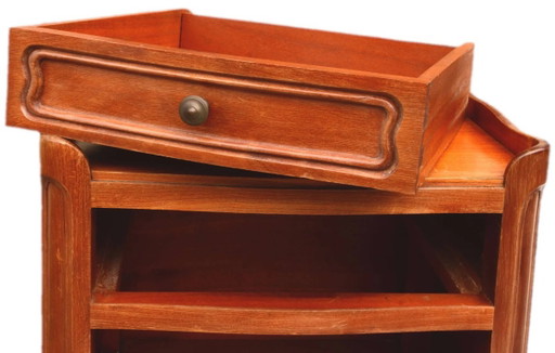 Chevet en Merisier de Style Louis XV, 36x21x73cm – nachtkastjes, Wood (photo 2 of 8)