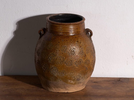 Antique Chinese glazed stoneware vase – China, circa 1900 – Rustic (photo 19 of 40)