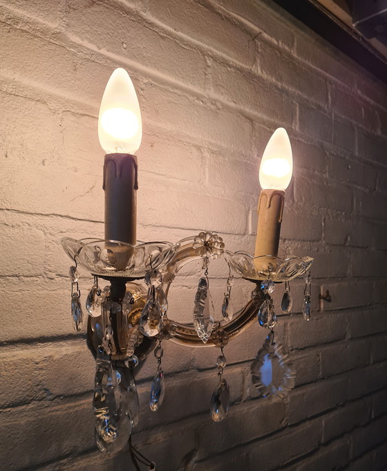 Image 1 of Lampada da parete in cristallo