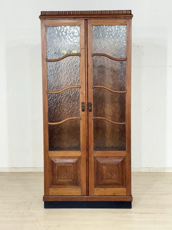 Image 1 of Art Deco kledingkast / Vintage kledingkast / Kledingkast uit de jaren 1920 / Art Deco linnenkast