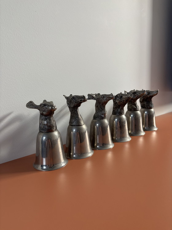 Image 1 of Tazze vintage Mauro Manetti Italia argentate