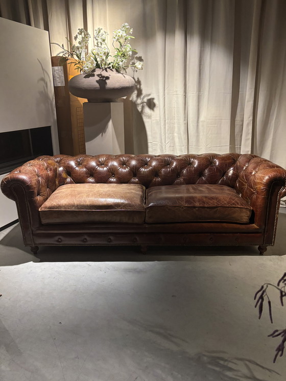 Image 1 of Chesterfield-Sofa von Ralph Lauren, 2,20 m breit