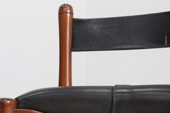 Bernini Vintage Italian Dining Chairs by Silvio Coppola, Set of 6 – Dining tables, Leather (photo 5 of 10)