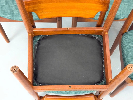 Teak Dining Chairs from Glostrup Møbelfabrik, 1960s, Set of 6 – Esszimmerstühle, Wood (photo 12 of 15)