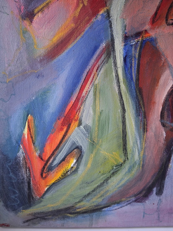 Image 1 of Heart Beat,intuitive,acrylic