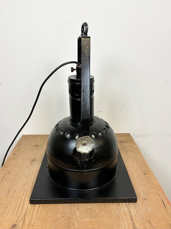 Image 1 of Vintage zwarte theaterspot, jaren 50