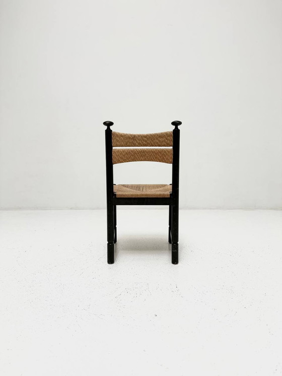 Image 1 of Set of 6 rush chairs for Asko, 1960s, Finland